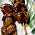 週末は主夫になります's cooksnap of when they made 我が家で簡単　屋台のほたて串焼き.