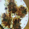 ユッキー1119's cooksnap of when they made たこ焼き　タコ玉？（たこ焼き器いらず～）.
