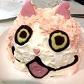 attchen's cooksnap of when they made 子供の誕生日に☆ジバニャンのケーキ♪.