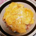 どやどや's cooksnap of when they made 火いらず！レンジで簡単オムライス♫.