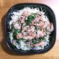 クックITLNUI☆'s cooksnap of when they made 豚肉の大葉炒め生野菜添え.