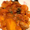 たけはぐ's cooksnap of when they made 簡単かぼちゃと鶏むね肉の豆乳トマト煮込み.