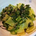nococokuu's cooksnap of when they made ベジ♪チンゲン菜の塩昆布あえ.