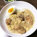 ななもものはは's cooksnap of when they made お豆とチキンのシチューオンライス♬.