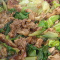 みそとせいろん's cooksnap of when they made レタス＆アスパラと豚こま肉のオイマヨ炒め.