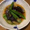 クック茶々茶's cooksnap of when they made ナスとオクラの揚げびたし.