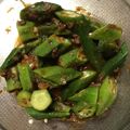 ほのりんママさん's cooksnap of when they made レンジで簡単に☆オクラの梅おかか.