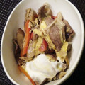 nemuchan's cooksnap of when they made 豚ごぼうの卵とじ.