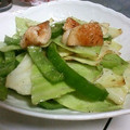 momo苺☆'s cooksnap of when they made あまった鶏皮とキャベツ炒め.