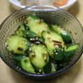 ぽち2号's cooksnap of when they made きゅうりの塩昆布和えゴマ油風味.