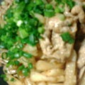 nachimama's cooksnap of when they made 長芋と豚肉のたれ炒め.*゜.