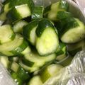 しげくん☆'s cooksnap of when they made 2本だけ✱胡瓜のわさび漬け✱.