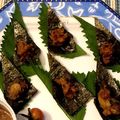 Rieko_ｓ♪♪'s cooksnap of when they made 軍艦ウニと青じそのコンビ.