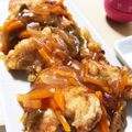 よしお03's cooksnap of when they made 肉団子(唐揚)残ったら中華風あんかけ！.
