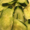 はに333's cooksnap of when they made 超簡単！きゅうりのナムル風 漬け物.