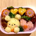 nanaろん's cooksnap of when they made キャラ弁♪プーさん&ピグレットツムツム風.