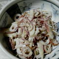 サボテンママコ's cooksnap of when they made 簡単美味♡ミョウガと竹輪のマヨワサ和え.