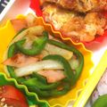 nosso's cooksnap of when they made シンプル。玉ねぎピーマンハム炒め.