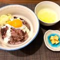 にゃはーん⁂'s cooksnap of when they made ローストビーフ大野のローストビーフ丼♪.