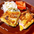 myhiiro☆'s cooksnap of when they made ハム＆チーズのロールフレンチトースト.