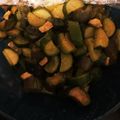 noburi_'s cooksnap of when they made なすときゅうりと豚肉のコチュジャン炒め.