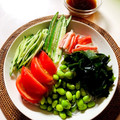 azbjbn's cooksnap of when they made 胡麻ドレで！簡単冷やし中華風ビーフン.