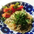 チコリママ's cooksnap of when they made いつでも簡単♪大葉のペペロンチーノ♪.