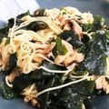 mimimipeko's cooksnap of when they made 麺つゆで！ツナとわかめの和風スパゲッティ.