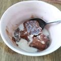 arakoshino's cooksnap of when they made 材料２つだけの簡単チョコレートアイス。.