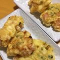 トロイメライ♬'s cooksnap of when they made 魚肉ソーセージのコロコロかき揚げ.