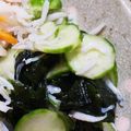 miyam315's cooksnap of when they made きゅうりと生わかめの酢のもの.