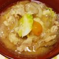 ブりゃん's cooksnap of when they made 春の豚汁.