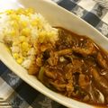 happyakubi's cooksnap of when they made コーンご飯とレタスのハヤシライス.