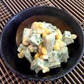 R♡Y's cooksnap of when they made オクラとコーンの胡麻マヨサラダ.