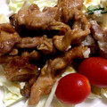 ひなママさん♪'s cooksnap of when they made 簡単、やわらか！豚こまと玉ねぎの生姜焼き.