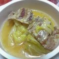 pyonkoちゃん's cooksnap of when they made 春キャベツのメッチャ簡単☆豚バラ蒸し.