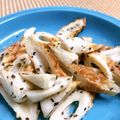 noriko912's cooksnap of when they made お弁当やおつまみに＊バジル塩バターちくわ.