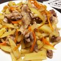 kana✩'s cooksnap of when they made じゃがいもと豚肉の甘辛炒め.