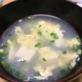 北京パンダ's cooksnap of when they made ダシダで簡単☆豆腐と春雨卵スープ♪.