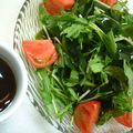 myukitty's cooksnap of when they made 簡単ドレッシングで水菜とワカメのサラダ.