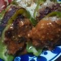 マイさんの家's cooksnap of when they made ピーマンの肉詰め 味噌ダレ.