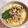 れもん12's cooksnap of when they made 卵がけご飯ni肉そぼろ乗せて.