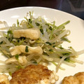 SAKURA0704's cooksnap of when they made 豆苗モヤシ油揚げのかつお節和え.