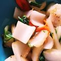 Kiitti's cooksnap of when they made ♡鱈とチンゲン菜の中華風炒め♡.