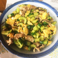 クックQT23CK☆'s cooksnap of when they made きゅうりと豚肉のやみつき☆塩昆布炒め.