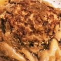 pinat's cooksnap of when they made 大根おろしで和風煮込みハンバーグきのこ入.