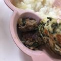 ʕ·ᴥ·ʔくまくちこ's cooksnap of when they made 離乳食中期〜後期☆手づかみ牛肉ハンバーグ.