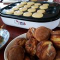 yoppiman's cooksnap of when they made たこ焼き器で　ベビーカステラ.
