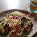 ちぇき＊'s cooksnap of when they made 香り高いルッコラとトマトのパスタ.