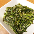くま五郎's cooksnap of when they made やみつきの食感♡サツマ芋の茎の炒め物.